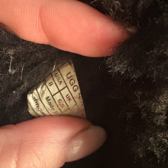 Black Ugg Slippers - Picture 5 of 5